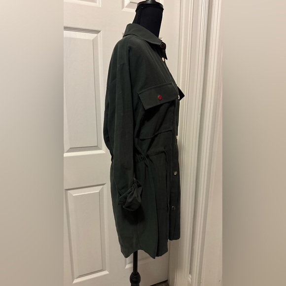 Zara Gray Utility Jacket with Relaxed Fit - Picture 6 of 9